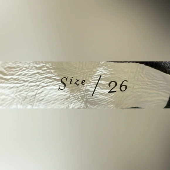 Anthropologie Pilcro Pants Cotton corduroy flare leg floral print Black size 26 - Picture 7 of 9